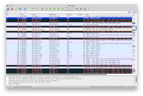 wireshark screenshot