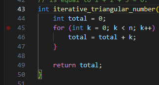 Before setting a breakpoint