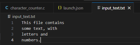 Input file for character_counter.c
